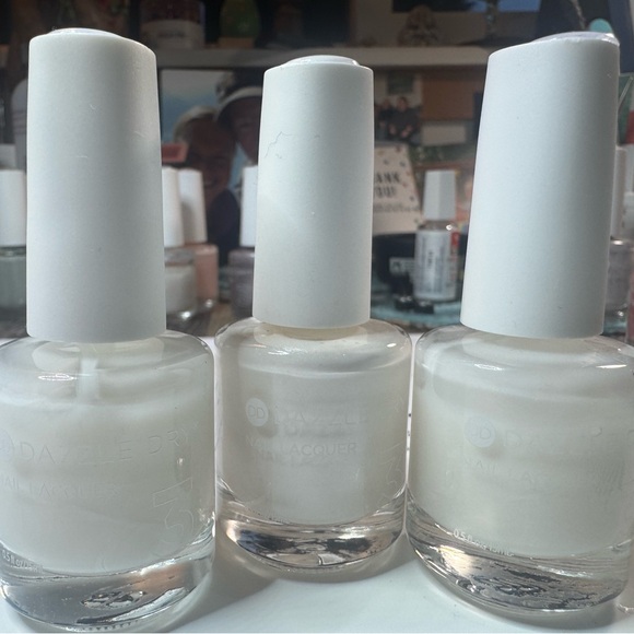 White Nail Lacquer Set - Picture 1 of 2